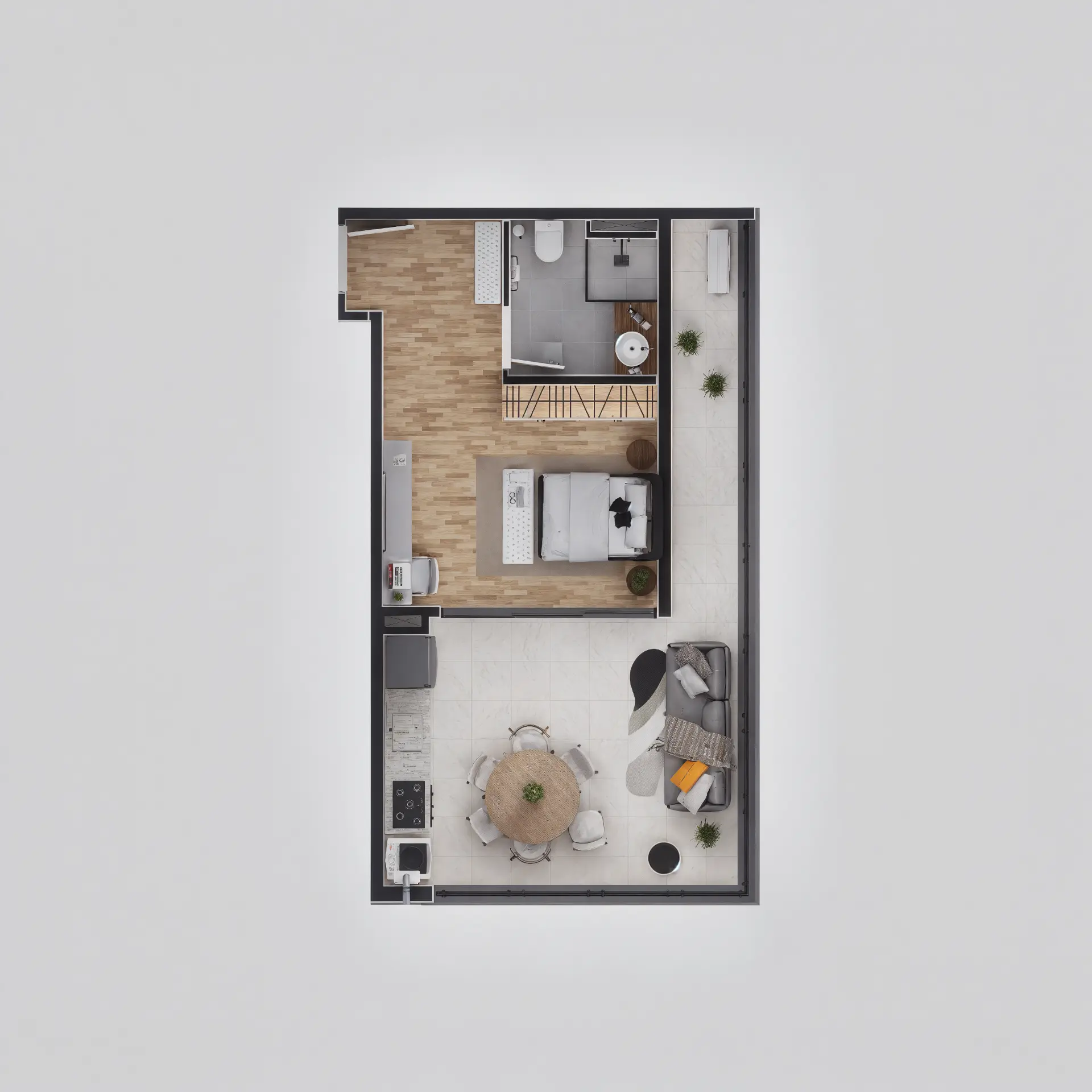 Planta do studio — Finais 5, 8 e 12